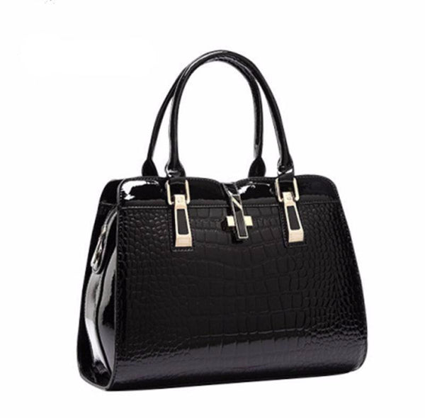 Elegant Alligator Leather Handbag