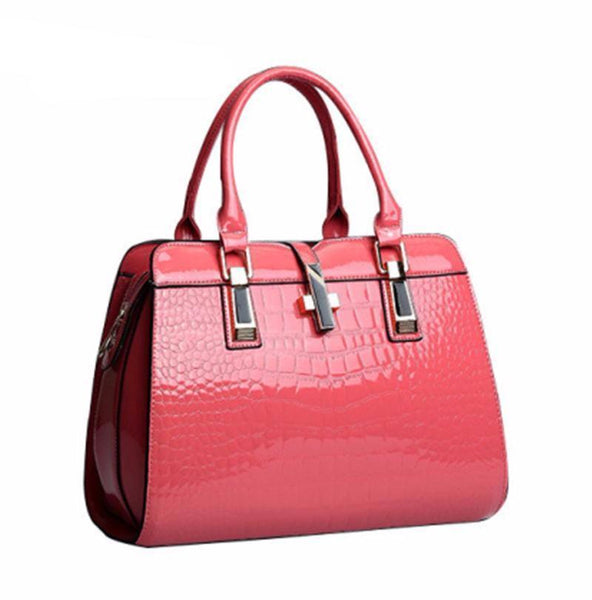 Elegant Alligator Leather Handbag
