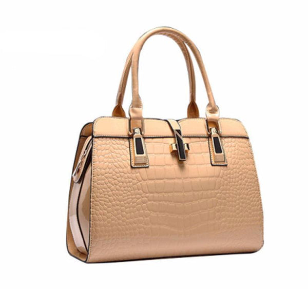 Elegant Alligator Leather Handbag