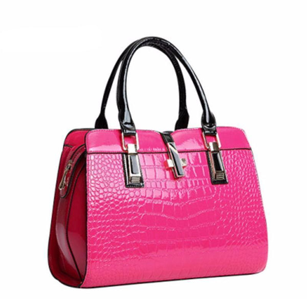 Elegant Alligator Leather Handbag