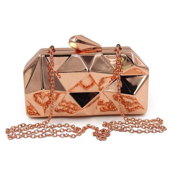 Geometric Touch Clutch Bag