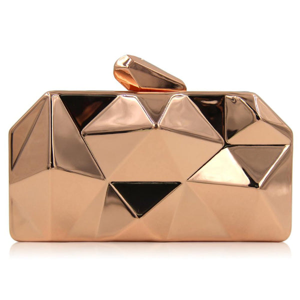 Geometric Touch Clutch Bag