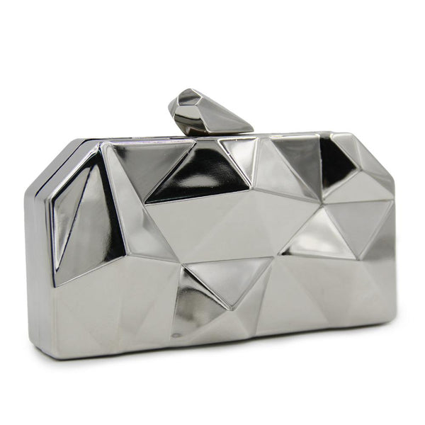 Geometric Touch Clutch Bag