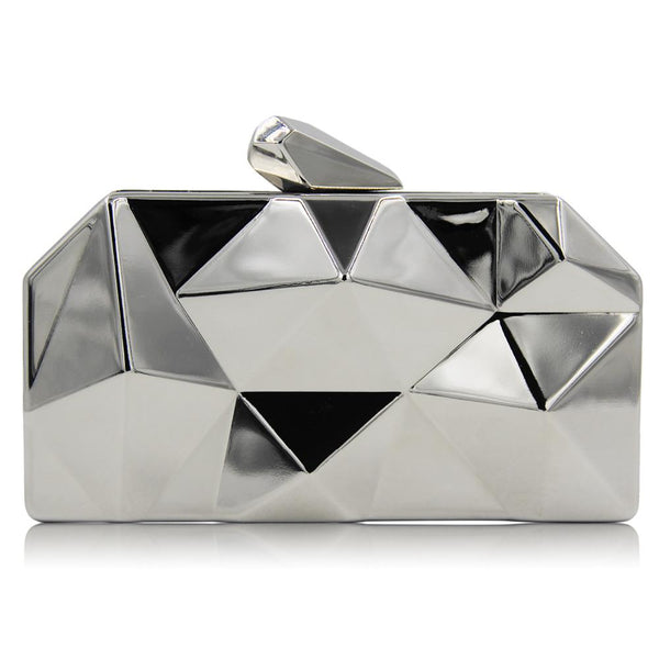 Geometric Touch Clutch Bag