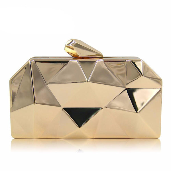 Geometric Touch Clutch Bag