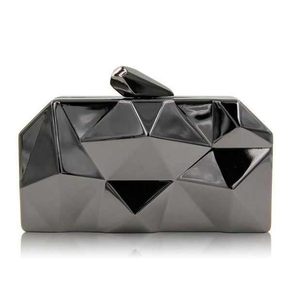 Geometric Touch Clutch Bag