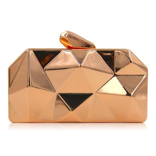 Geometric Touch Clutch Bag
