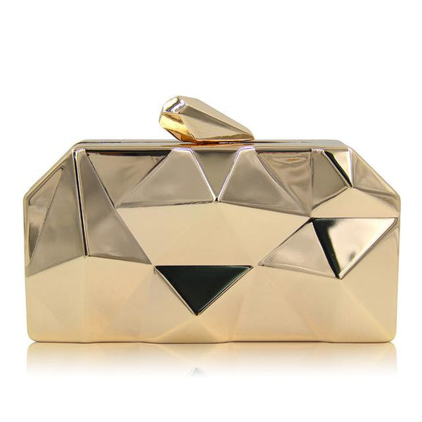 Geometric Touch Clutch Bag