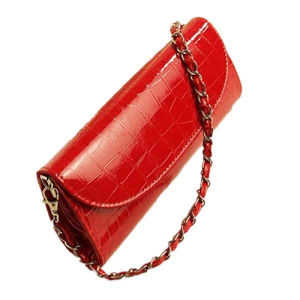 Crocodile Pattern Clutch Bag