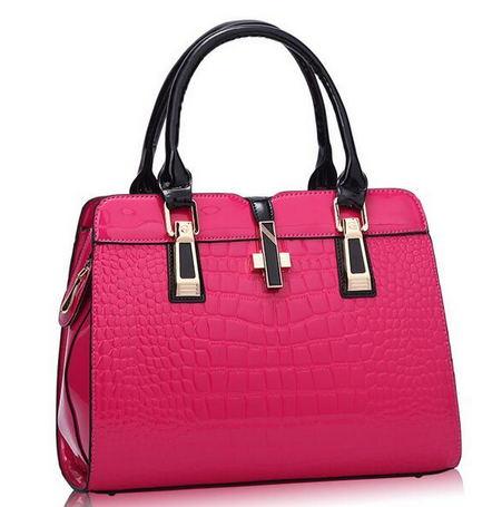 Elegant Alligator Leather Handbag