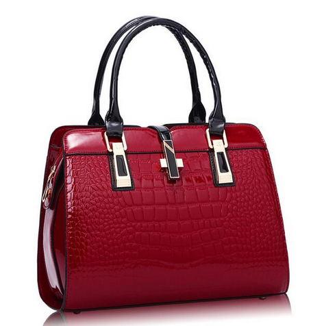 Elegant Alligator Leather Handbag