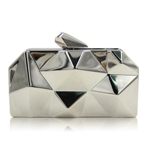 Geometric Touch Clutch Bag